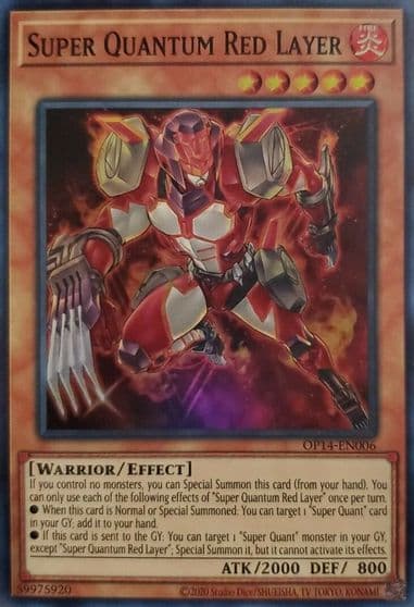 Super Quantum Red Layer OTS Tournament Pack 14 Yu-Gi-Oh! card
