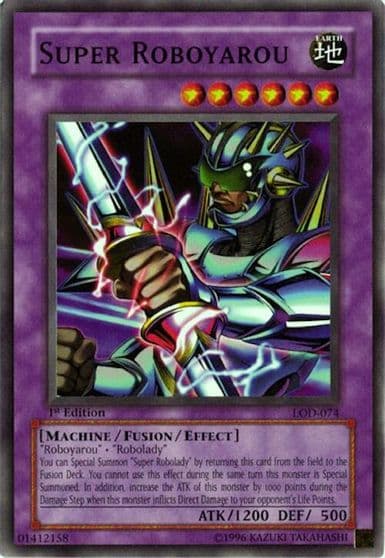 Super Roboyarou Legacy of Darkness Yu-Gi-Oh! card