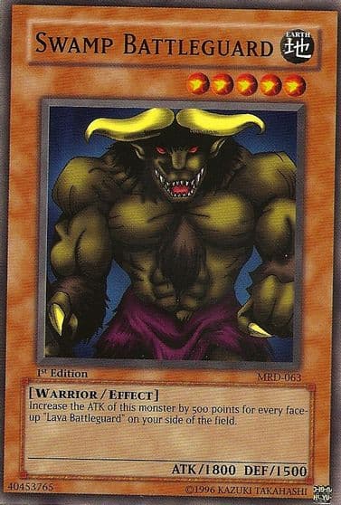 Swamp Battleguard Metal Raiders Yu-Gi-Oh! card