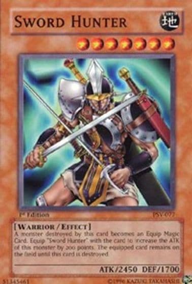 Sword Hunter Pharaoh's Servant Yu-Gi-Oh! card