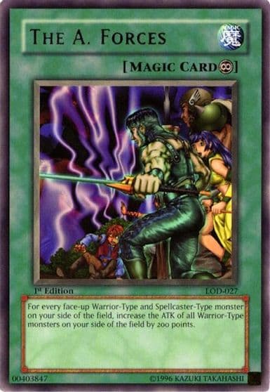 The A Forces Legacy of Darkness Yu-Gi-Oh! card