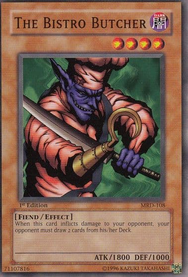 The Bistro Butcher Metal Raiders Yu-Gi-Oh! card