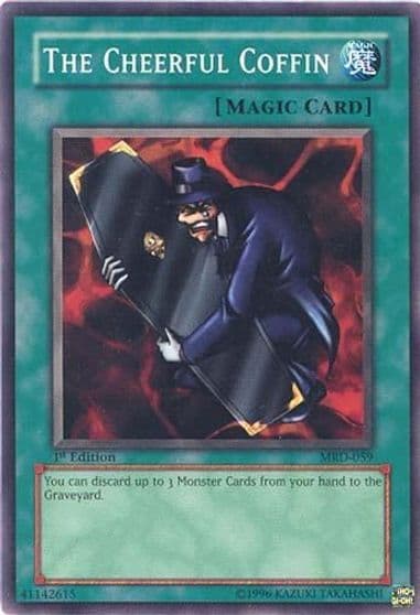 The Cheerful Coffin Metal Raiders Yu-Gi-Oh! card