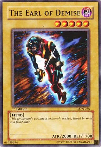 The Earl of Demise Labyrinth of Nightmare Yu-Gi-Oh! card