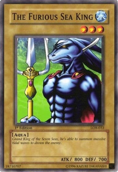 The Furious Sea King The Legend of Blue Eyes White Dragon Yu-Gi-Oh! card