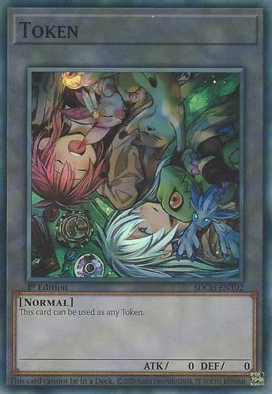 Token Hiita and Eria Structure Deck: Spirit Charmers Yu-Gi-Oh! card