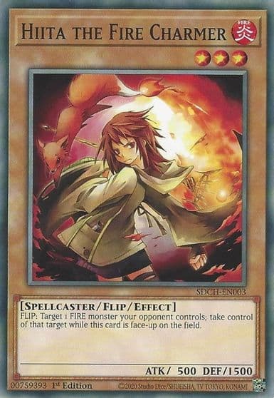 Hiita the Fire Charmer Structure Deck: Spirit Charmers Yu-Gi-Oh! card