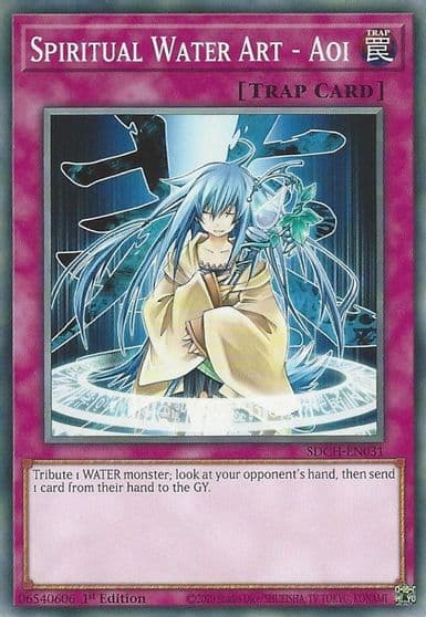 Spiritual Water Art Aoi Structure Deck: Spirit Charmers Yu-Gi-Oh! card