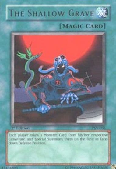 The Shallow Grave Pharaoh's Servant Yu-Gi-Oh! card