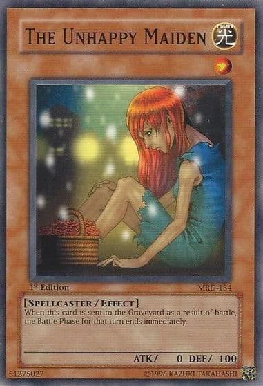 The Unhappy Maiden Metal Raiders Yu-Gi-Oh! card