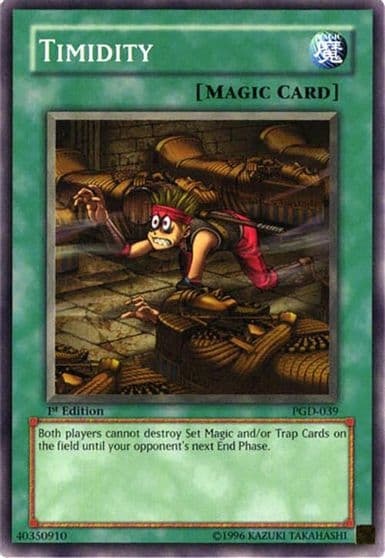 Timidity Pharaonic Guardian Yu-Gi-Oh! card