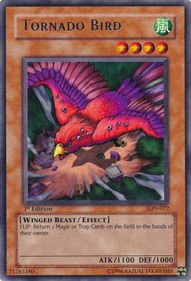 Tornado Bird Labyrinth of Nightmare Yu-Gi-Oh! card
