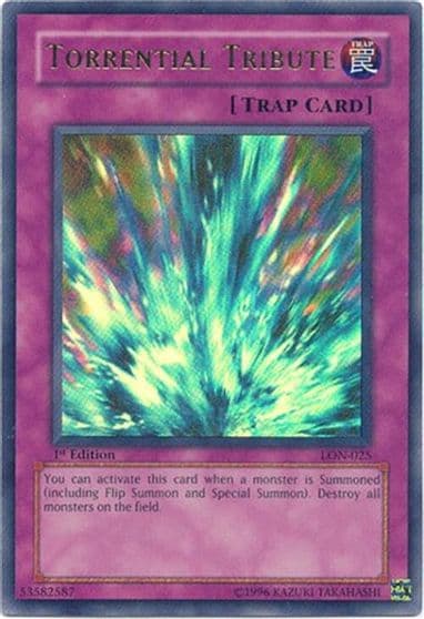 Torrential Tribute Labyrinth of Nightmare Yu-Gi-Oh! card