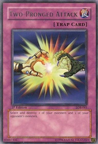 Two Pronged Attack The Legend of Blue Eyes White Dragon Yu-Gi-Oh! card