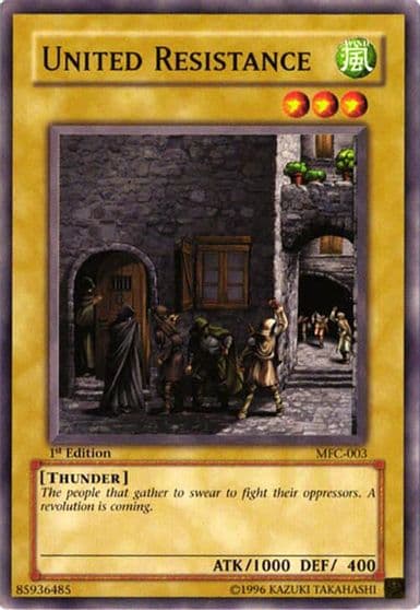 United Resistance Magician's Force Yu-Gi-Oh! card