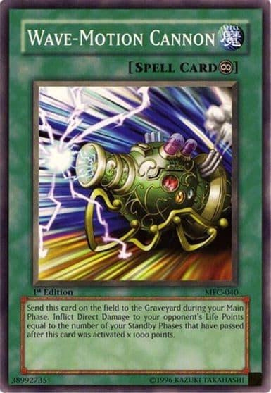 Wave Motion Cannon Magician's Force Yu-Gi-Oh! card