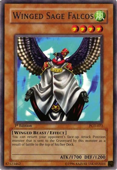 Winged Sage Falcos Pharaonic Guardian Yu-Gi-Oh! card