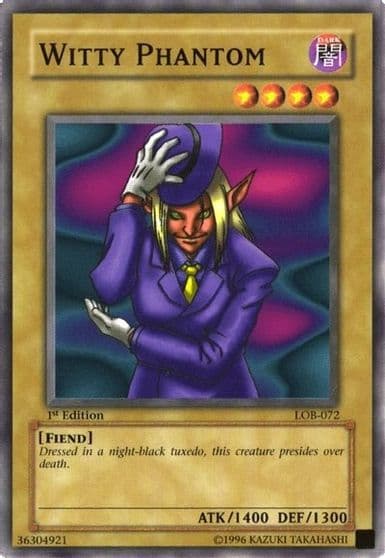 Witty Phantom The Legend of Blue Eyes White Dragon Yu-Gi-Oh! card