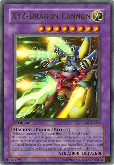 XYZ Dragon Cannon Magician's Force Yu-Gi-Oh! card