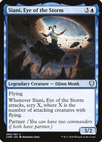 Siani Eye of the Storm Commander Legends Magic card