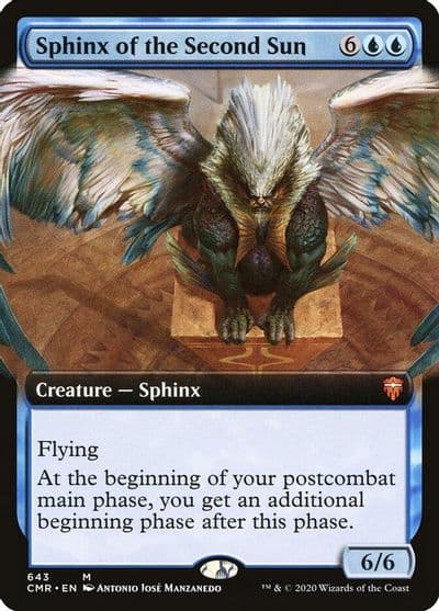 Sphinx of the Second Sun Extended Art Commander Legends Magic card