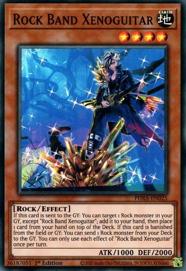 Rock Band Xenoguitar Phantom Rage Yu-Gi-Oh! card