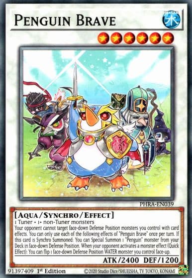 Penguin Brave Phantom Rage Yu-Gi-Oh! card