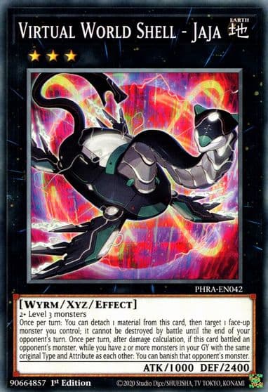 Virtual World Shell Jaja Phantom Rage Yu-Gi-Oh! card