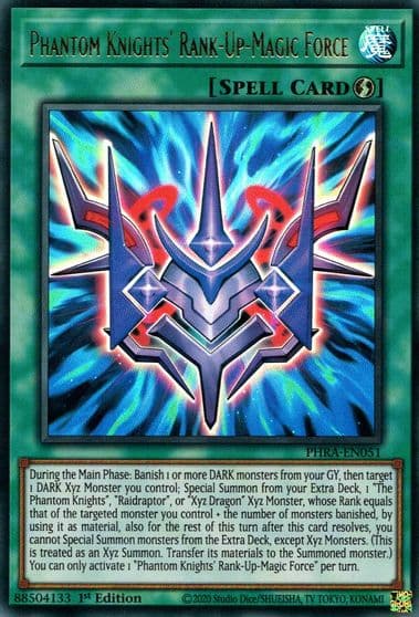 Phantom Knights Rank Up Magic Force Phantom Rage Yu-Gi-Oh! card