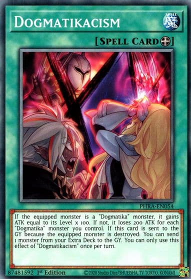 Dogmatikacism Phantom Rage Yu-Gi-Oh! card
