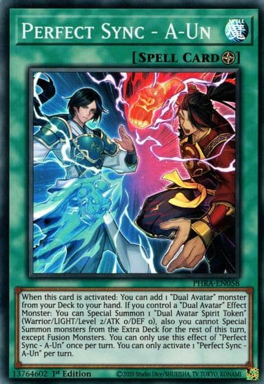 Perfect Sync A Un Phantom Rage Yu-Gi-Oh! card