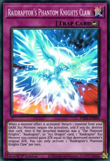 Raidraptors Phantom Knights Claw Phantom Rage Yu-Gi-Oh! card