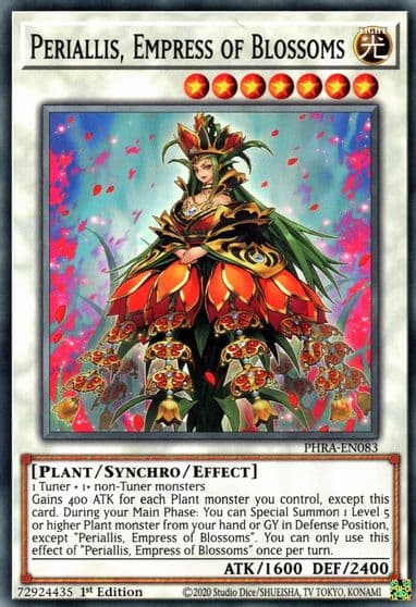 Periallis Empress of Blossoms Phantom Rage Yu-Gi-Oh! card