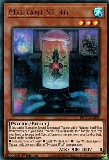 Myutant ST 46 Phantom Rage Yu-Gi-Oh! card