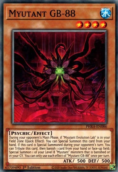 Myutant GB 88 Phantom Rage Yu-Gi-Oh! card