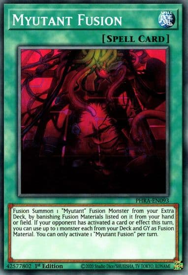 Myutant Fusion Phantom Rage Yu-Gi-Oh! card