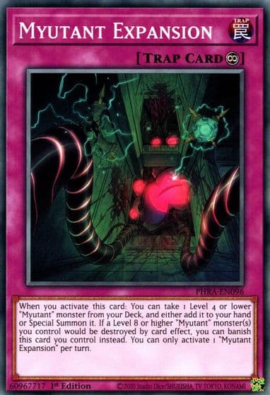 Myutant Expansion Phantom Rage Yu-Gi-Oh! card