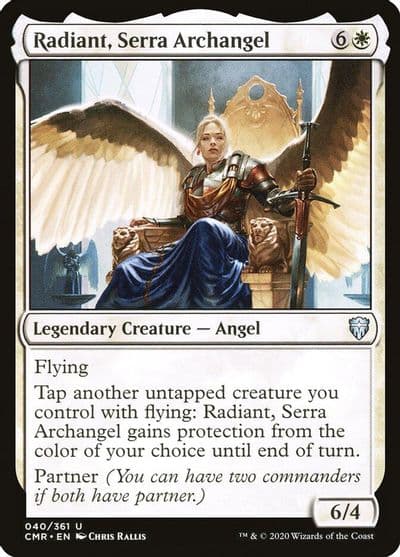 Radiant Serra Archangel Commander Legends Magic card