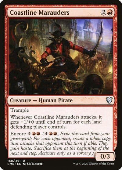 Coastline Marauders Commander Legends Magic card