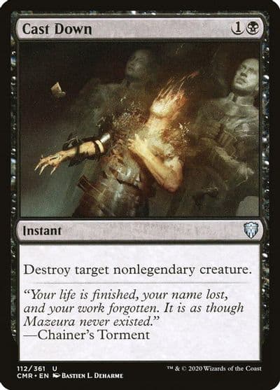 Cast Down Commander Legends Magic card