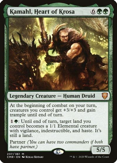 Kamahl Heart of Krosa Commander Legends Magic card