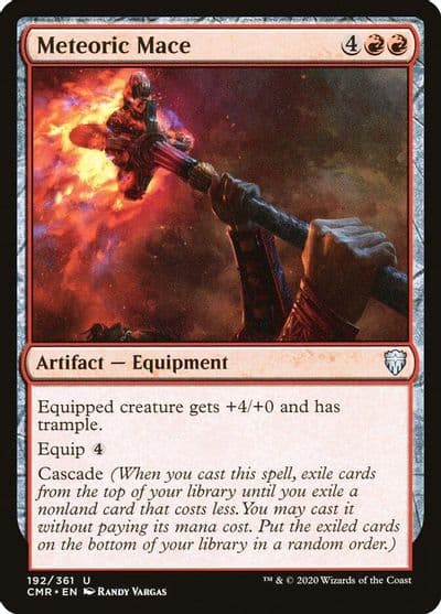 Meteoric Mace Commander Legends Magic card