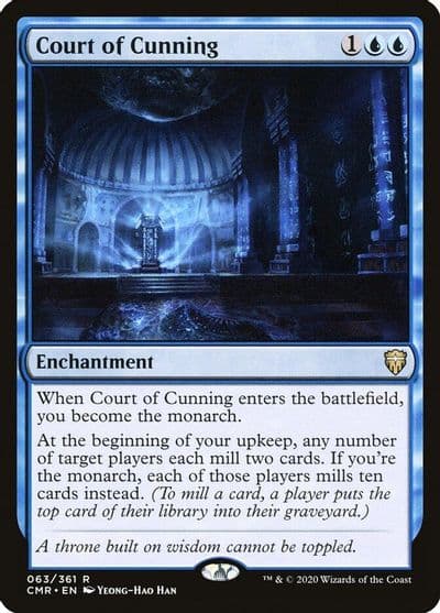 Court of Cunning Commander Legends Magic card