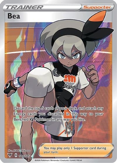 Bea (Full Art) SWSH04: Vivid Voltage Pokemon card