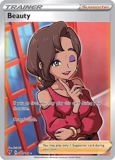 Beauty (Full Art) SWSH04: Vivid Voltage Pokemon card