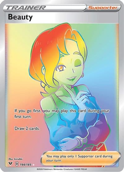 Beauty (Secret) SWSH04: Vivid Voltage Pokemon card