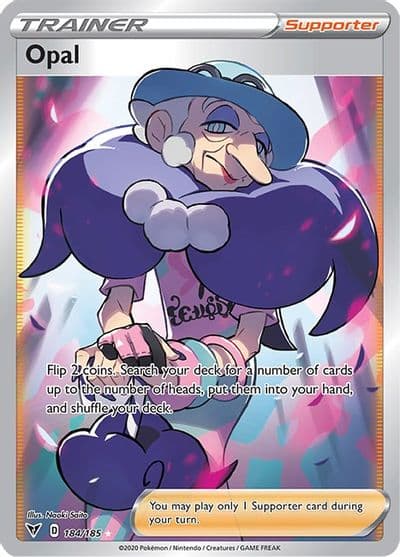 Opal (Full Art) SWSH04: Vivid Voltage Pokemon card