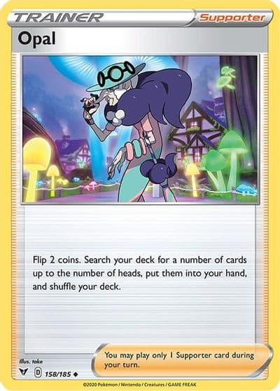Opal SWSH04: Vivid Voltage Pokemon card