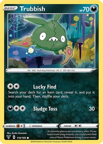 Trubbish SWSH04: Vivid Voltage Pokemon card