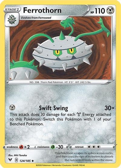 Ferrothorn SWSH04: Vivid Voltage Pokemon card